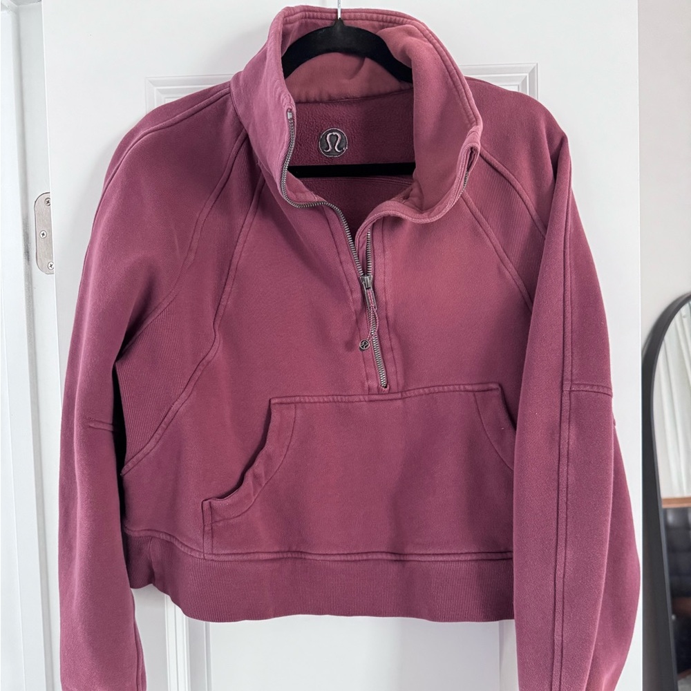 Lululemon half zip scuba - size M/L